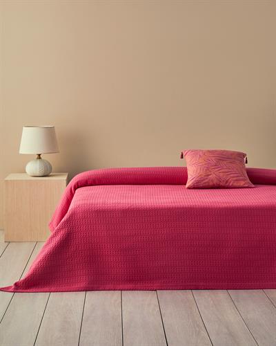 Harmony Одеяло Пике Единичен Памучен 150x220 см Тъмнорозов