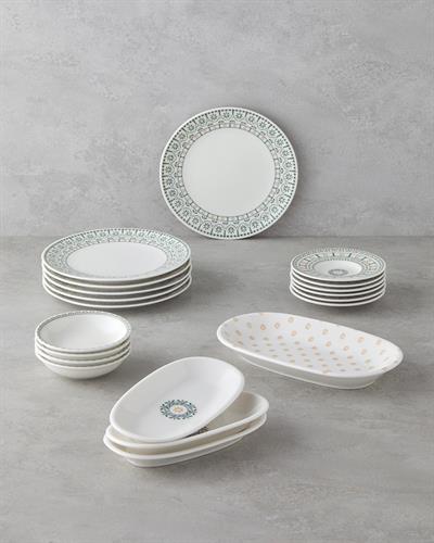 Harmony Сервиз За Закуска Порцелан 20 части за 6 души. Шарен