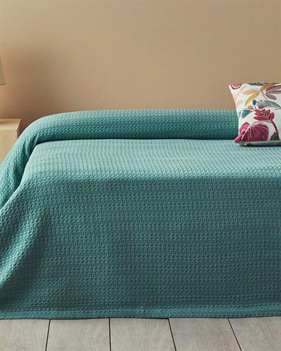 Harmony Одеяло Пике Двоен Памучен 200x220 см Зелен