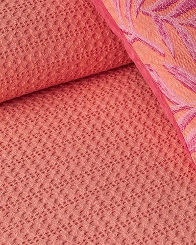 Harmony Одеяло Пике Двоен Памучен 200x220 см Праскова