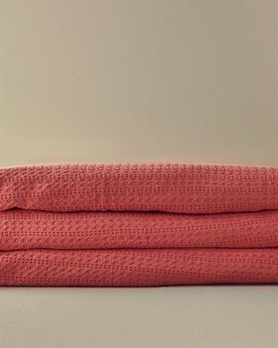 Harmony Одеяло Пике Кралски размер Памучен 240x220 см Праскова