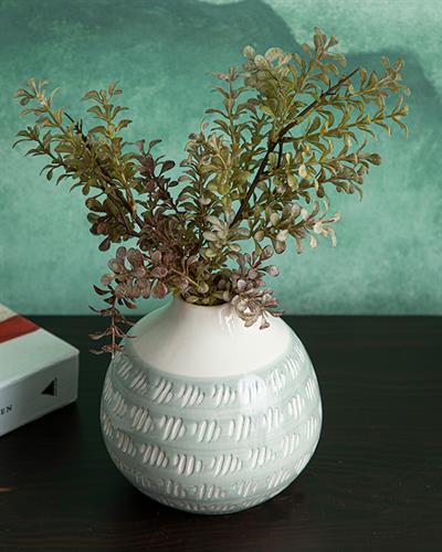 Harper Ваза Светло Зелено, 13 X 13 X 20 Cm