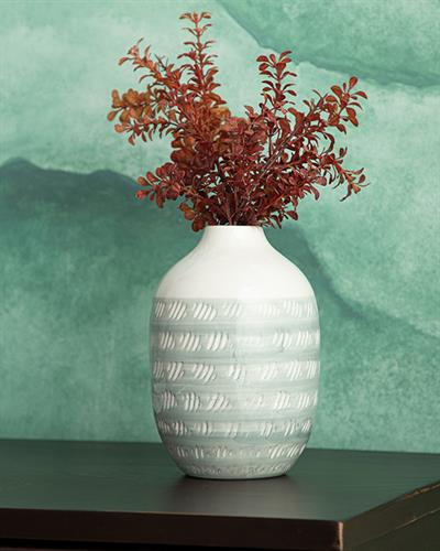 Harper Ваза 16x16x24 см Светлозелен