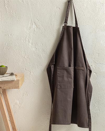 Harvey Кухненска Престилка Памук 60x80 см Кафяв