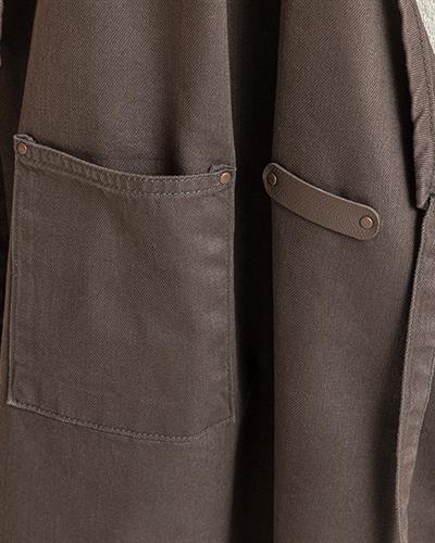 Harvey Кухненска Престилка Памук 60x80 см Кафяв