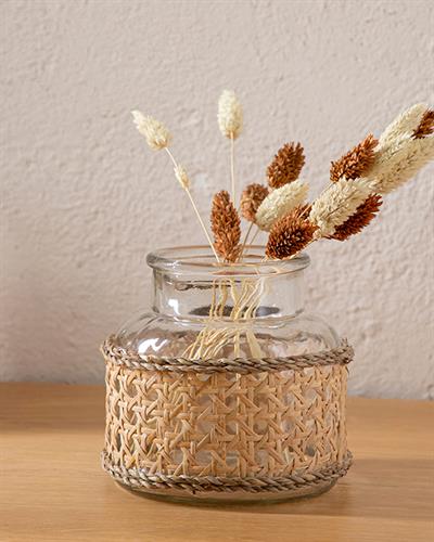 Hazeran Ваза Кафяво, 13 X 13 X 12 Cm