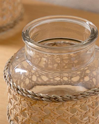 Hazeran Ваза Кафяво, 13 X 13 X 12 Cm