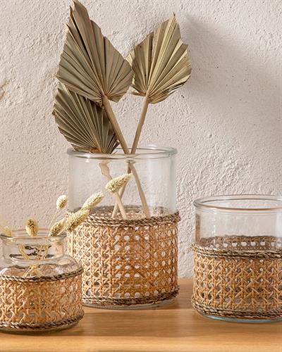 Hazeran Ваза Кафяво, 13 X 13 X 12 Cm