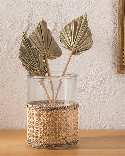 Hazeran Ваза Кафяво, 17 X 17 X 22 Cm