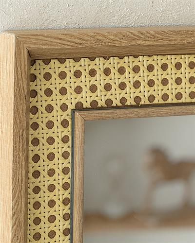 Hazeran Mirror 40x40 cm Brown