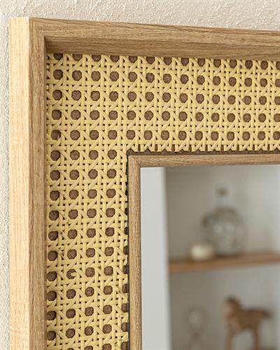 Hazeran Mirror 50x70 cm Brown