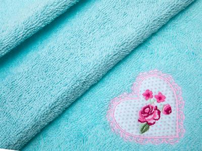 Heart ХАВЛИИ ЗА РЪЦЕ Бродирани 30x45 cm Blue.