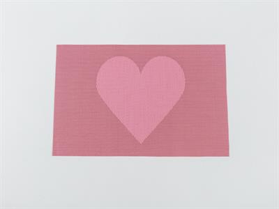 Heart АМЕРИКАНЗКИ СЕРВИЗ Полипропилен 45x30 cm Pink