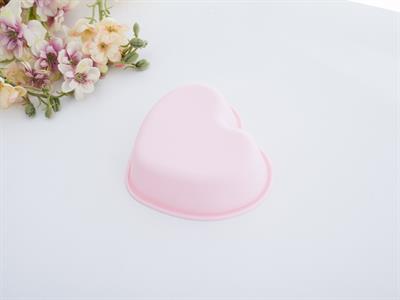 Heart ФОРМА ЗА КЕКС Силикон Pink