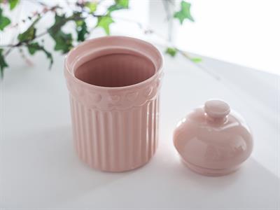 Heart КУТИЯ ЗА СЪХРАНЕНИЕ Средна Керамичен Pink