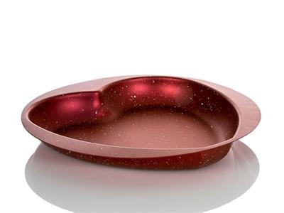 Hearty ФОРМА ЗА КЕКС Със сърце Гранит 29 cm Claret Red