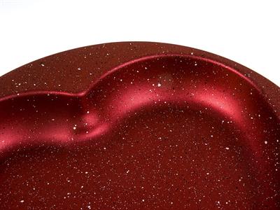 Hearty ФОРМА ЗА КЕКС Със сърце Гранит 29 cm Claret Red