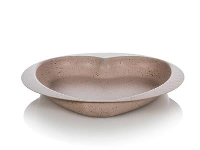 Hearty ФОРМА ЗА КЕКС Със сърце Гранит 29 cm Light Cream
