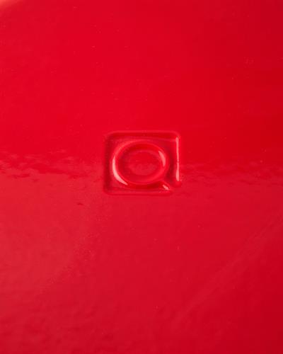 Мини Тенджера Плитък С чугунена отливка 28 см Червен