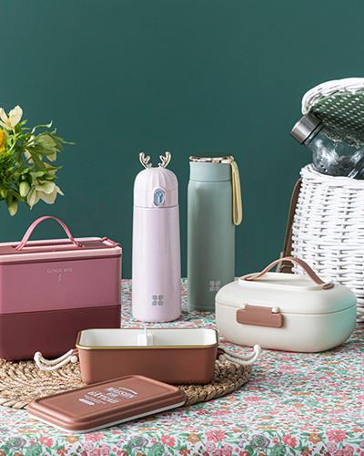 Helen Lunch Box Пластмасов, Кафяво, 17,5 X 14,5 X 8,5 Cm