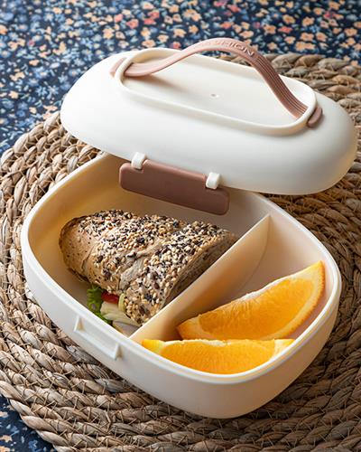 Helen Lunch Box Пластмасов, Кремово, 17,5 X 14,5 X 8,5 Cm