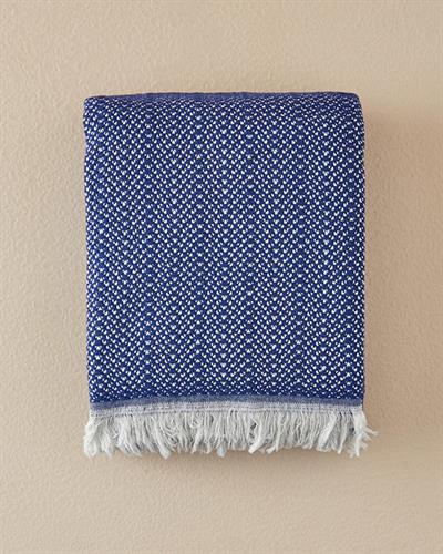 Helena Шал За Кресло Памучен, Индиго, 130 X 170 Cm