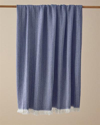 Helena Шал За Кресло Памучен, Индиго, 130 X 170 Cm