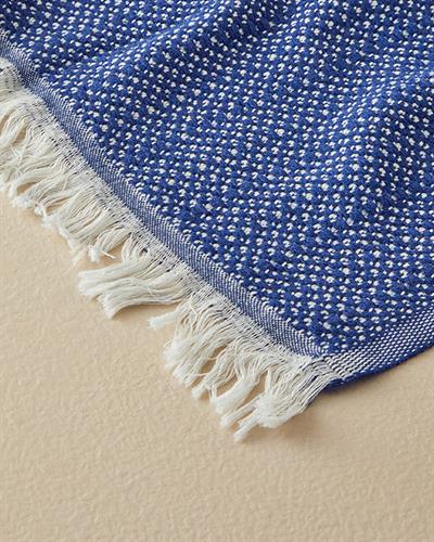 Helena Шал За Кресло Памучен, Индиго, 130 X 170 Cm