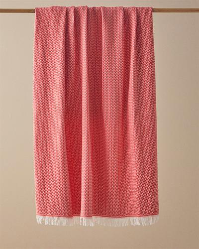 Helena Шал За Кресло Памучен, Оранжево,, 130 X 170 Cm