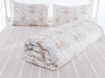 Helena СПАЛНО БЕЛЬО КОМПЛЕ Двоен Памучен 200x220 cm Beige