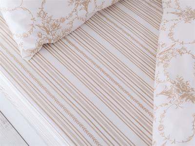 Helena СПАЛНО БЕЛЬО КОМПЛЕ Двоен Памучен 200x220 cm Beige