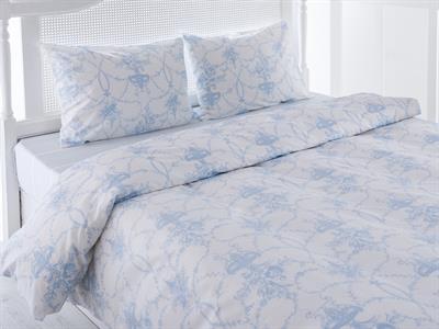 Helena СПАЛНО БЕЛЬО КОМПЛЕ Двоен Памучен 200x220 cm Blue.