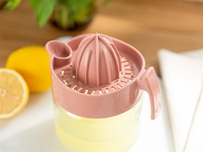 Hera Лимоностискачка Стъкло, Тъмно Розово, 300 Ml