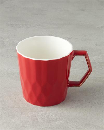 Hestia Чаша Китайски костен порцелан 350 мл.. Червен