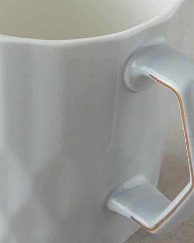 Hestia Чаша Китайски костен порцелан 350 мл.. Сив