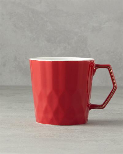 Hestia Чаша Китайски костен порцелан 350 мл.. Червен
