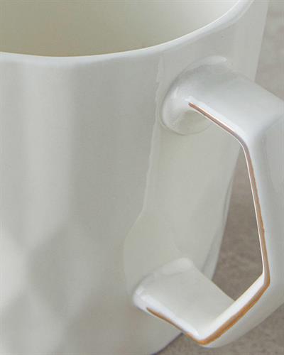 Hestia Чаша Китайски костен порцелан 350 мл.. Бял