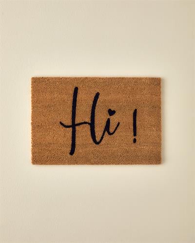 Printed Doorstep Mat 40x60 cm Natural
