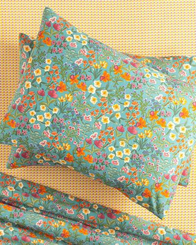 Hidden Yard Кълъфка За Възглавница 2Бр., Лесно За Гладене, Селедон, 50 X 70 Cm