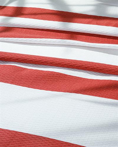 Hıp Strıpe Покривка Комплект Двоен Размер, Отпечатан, Бордо Червено, 200 X 220 Cm