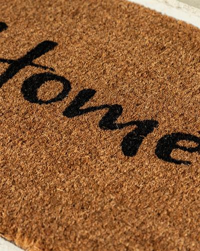 Home Printed Doorstep Mat 35x55 cm Natural
