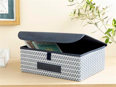 Honeycomb КУТИЯ ЗА СЪХРАНЕНИЕ 30x23x11 cm Dark Blue