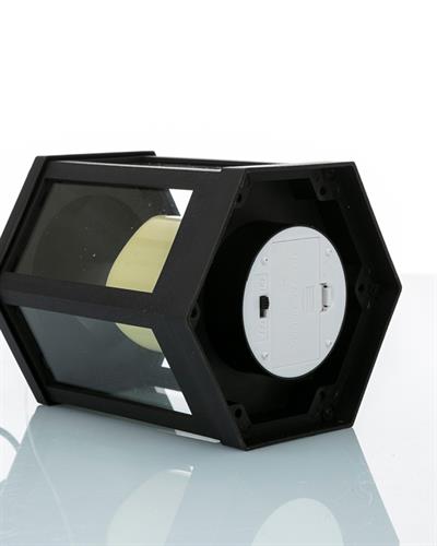 Hope Plastic-Metal Lantern 14x14x22,5 cm Black