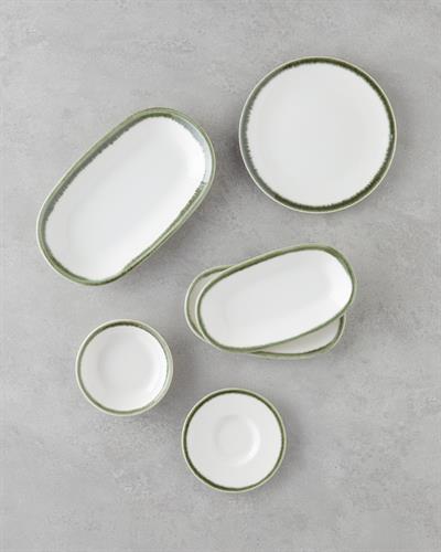 Horizon Сервиз За Закуска Порцелан Зелен