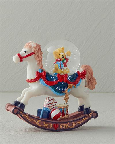 Horse And Bear Снежно Кълбо Червено, 10,5X4,5X10,5