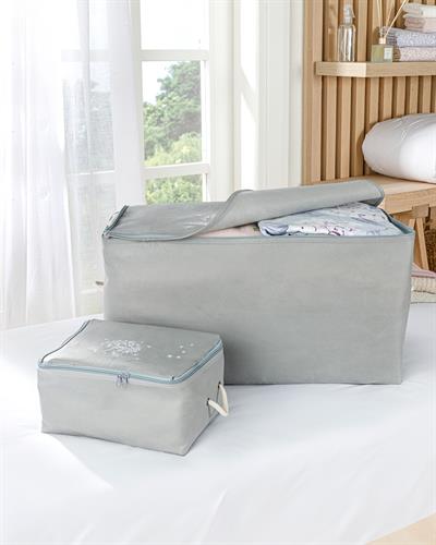 Hortensia Saddle Bag 30x22x18 cm Light Gray