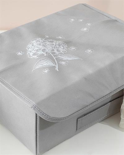 Hortensia Кутия За Съхранение Полипропилен 30x23x11 см Светлосив