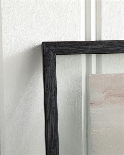 Houses with Tree Glass Painting 37x27 cm Fume