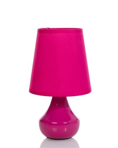 Hugla Абажур Керамика 13x13x24 cm Тъмнорозов