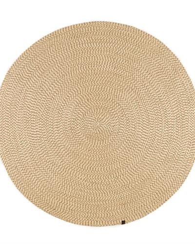 Hull Декоративен Килим От Юта Юта, Естествен, 120 X 120 Cm